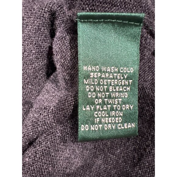 Lauren by American Fashion Designer Ralph Lauren Merino Wool Dress XS (Mended) - Picture 9 of 12